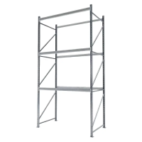 Стеллаж СФМ 3500х1250х1000 (3 яруса без настила) Zn